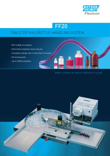 Flexicon FF20 vial/bottle handling system