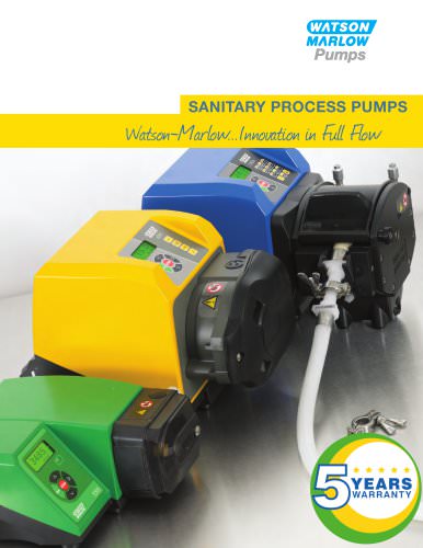 Sanitary process pumps catalog