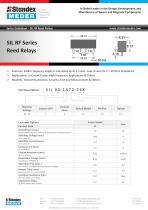 SIL RF SERIES REED RELAY