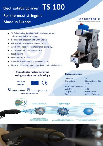 ELECTROSTATIC SPRAYER TS100