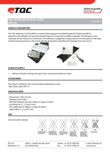 ADHESION TEST KIT (HPK)