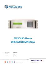 SERVOPRO Plasma Operator Manual