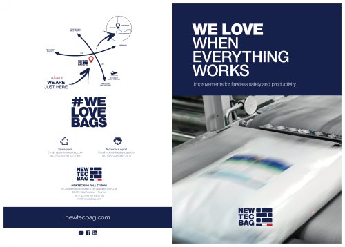 After Sales & Spare parts brochure | NEWTEC BAG