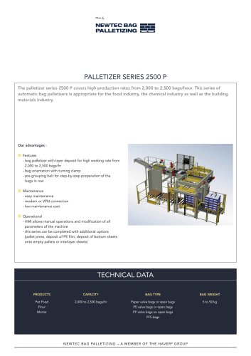 PALLETIZER ARCUS 2500 P