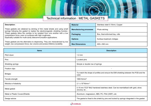 METAL GASKETS