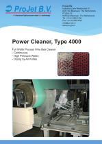 Power Cleaner, Type 4000