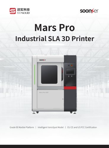 Mars Pro Industrial SLA 3D Printer