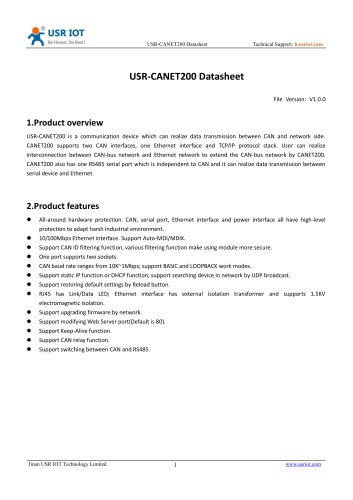 USR-CANET200