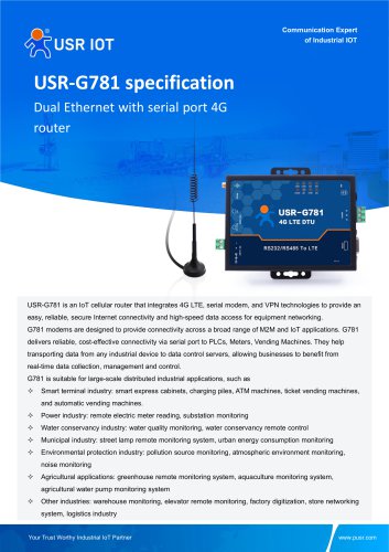 USR-G781 Cellular Modem Routers