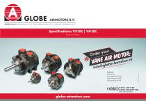 GLOBE V12 Vane Air Motor Specifications