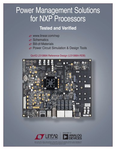 Power Management Solutions for NXP Processors