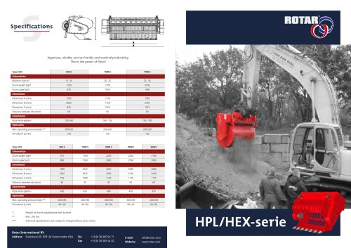 HPL/HEX-serie