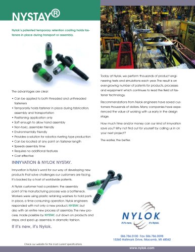 NYSTAY® Temporary Retention Coating