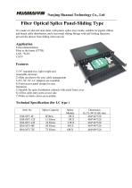 Fiber Optical Splice Panel-Sliding Type