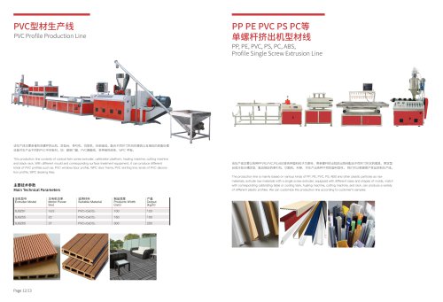 Plastic Profile Production Line