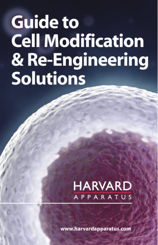 Harvard Apparatus Cell Modification Guide