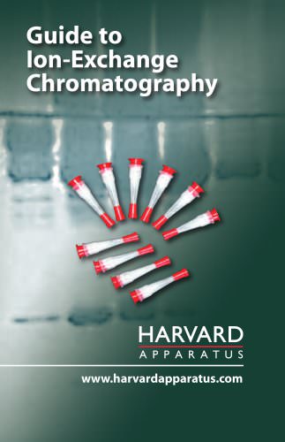 Harvard Apparatus Ion Exchange Chromatography Guide