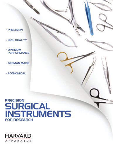 Harvard Apparatus Surgical Instruments Brochure
