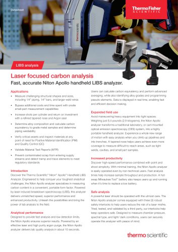 Niton Apollo Handheld LIBS Analyzer