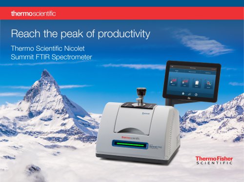 Thermo Scientific Nicolet Summit FTIR Spectrometer