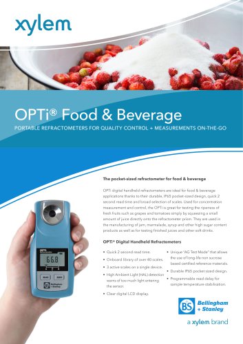 OPTi® Food & Beverage