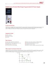 N36600 series Data Sheet benchtop laboratory dc power supply for testing