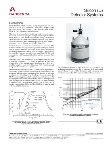 X-ray spectrometer with SiLi detector 