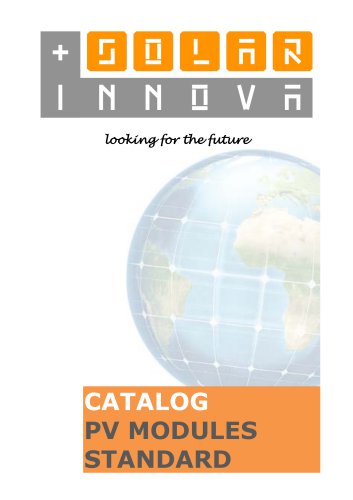 CATALOG PV MODULES STANDARD