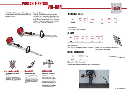 PORTABLE PETROL VIB-BAR