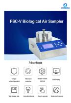 FSC-V microbiology sampler brochure