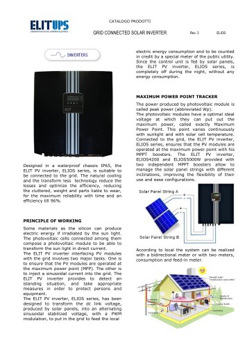 GRID CONNECTED SOLAR INVERTER