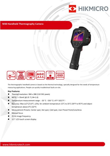 M30 Handheld Thermography Camera