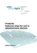 Products Epitaxial chips for use in optoelectronic devices