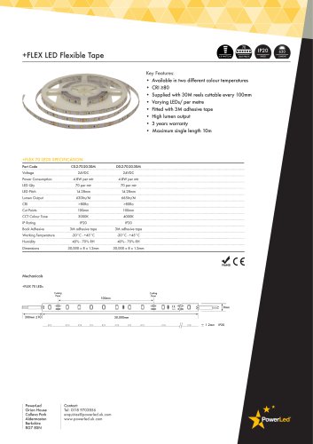 +FLEX LED Flexible Tape
