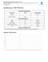 MemsFrontier  NBP 7950 Infrared Filter