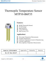 MemsFrontier Thermopile Temperature Sensor MTP10-B6F55