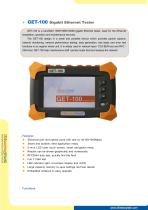 GET-100 Gigabit Ethernet Tester