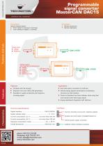 MasterCAN DAC15 programmable signal converter