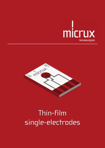 Thin-film  single-electrodes