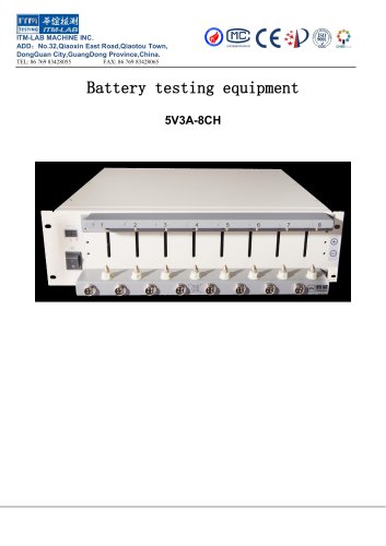 Battery Testing Equipment 5V3A-8CH