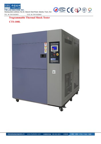 Thermal Shock Test Chamber CTS series