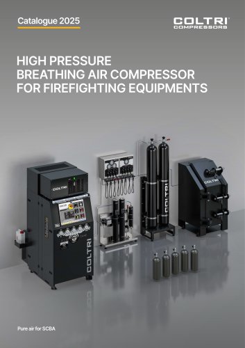 Compressors for firefighters catalogue