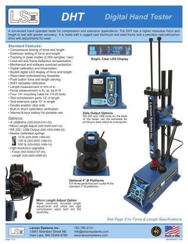 Digital Hand Tester