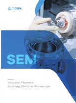 Tungsten filament SEM microscope