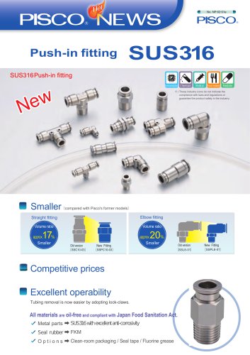 New_Fitting Stainless SUS316 Series