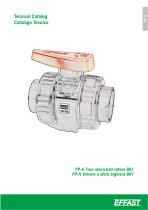 BK1 - PP-H Double union ball valve