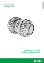 CV - PP-H Spring check valves