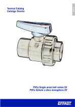 SV - PVC-u Single union ball valve