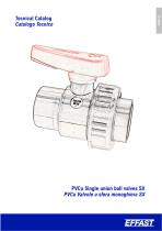 SX - PVC-u Double union ball valve