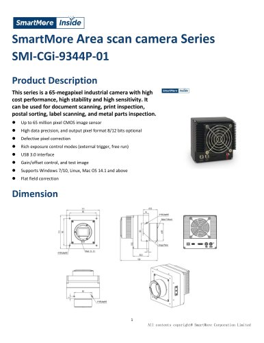 SmartMore Area Scan Camera SMI-CGi-9344P-01